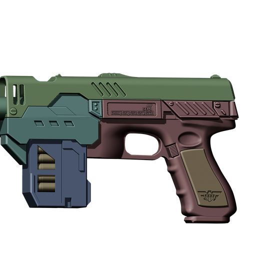 🧑‍⚖️ Lawgiver MK II Judge Dredd 2012 Pistol Gun Prop Replica